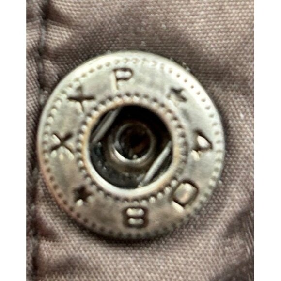 Vanity Puffer Vest Womens Medium Faux Fur Lined Brwn Cozy Winter Layer Y2K Style - Picture 10 of 11